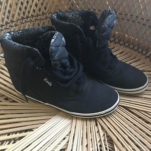 Keds Black Boots, size 6.5